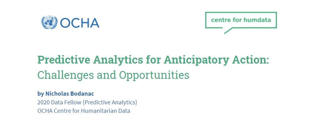 Click to download full report on predictive analytics for anticipatory action